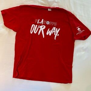 Red LA Playoffs T-Shirt